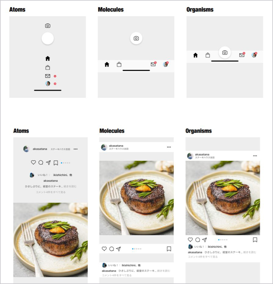 Atomic Designのイメージ2